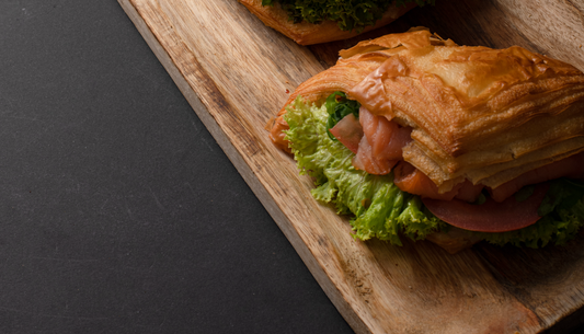 Kruasanas su lašiša